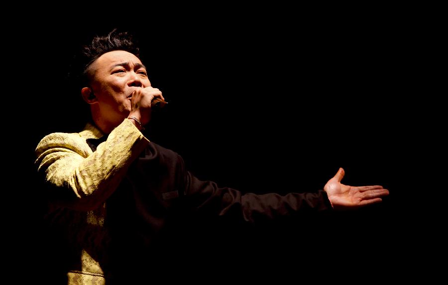 Chinese pop star Eason Chan holds his personal concert in London