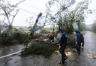 Typhoon Wutip makes landfall in China