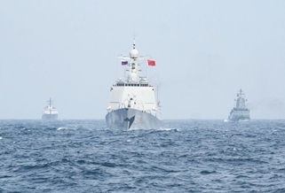 China, Russia wrap up joint naval exercise