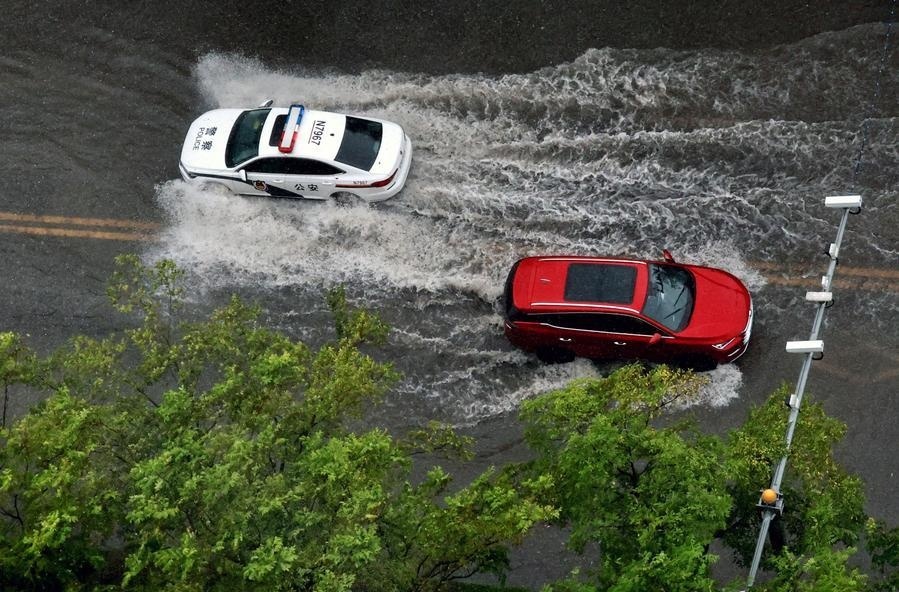 Typhoon Dolphin inflicts downpours on multiple regions in China