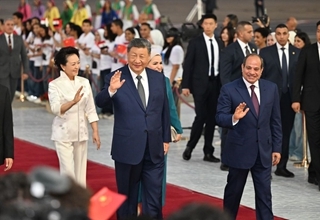 Xi arrives in Cairo for state visit to Egypt