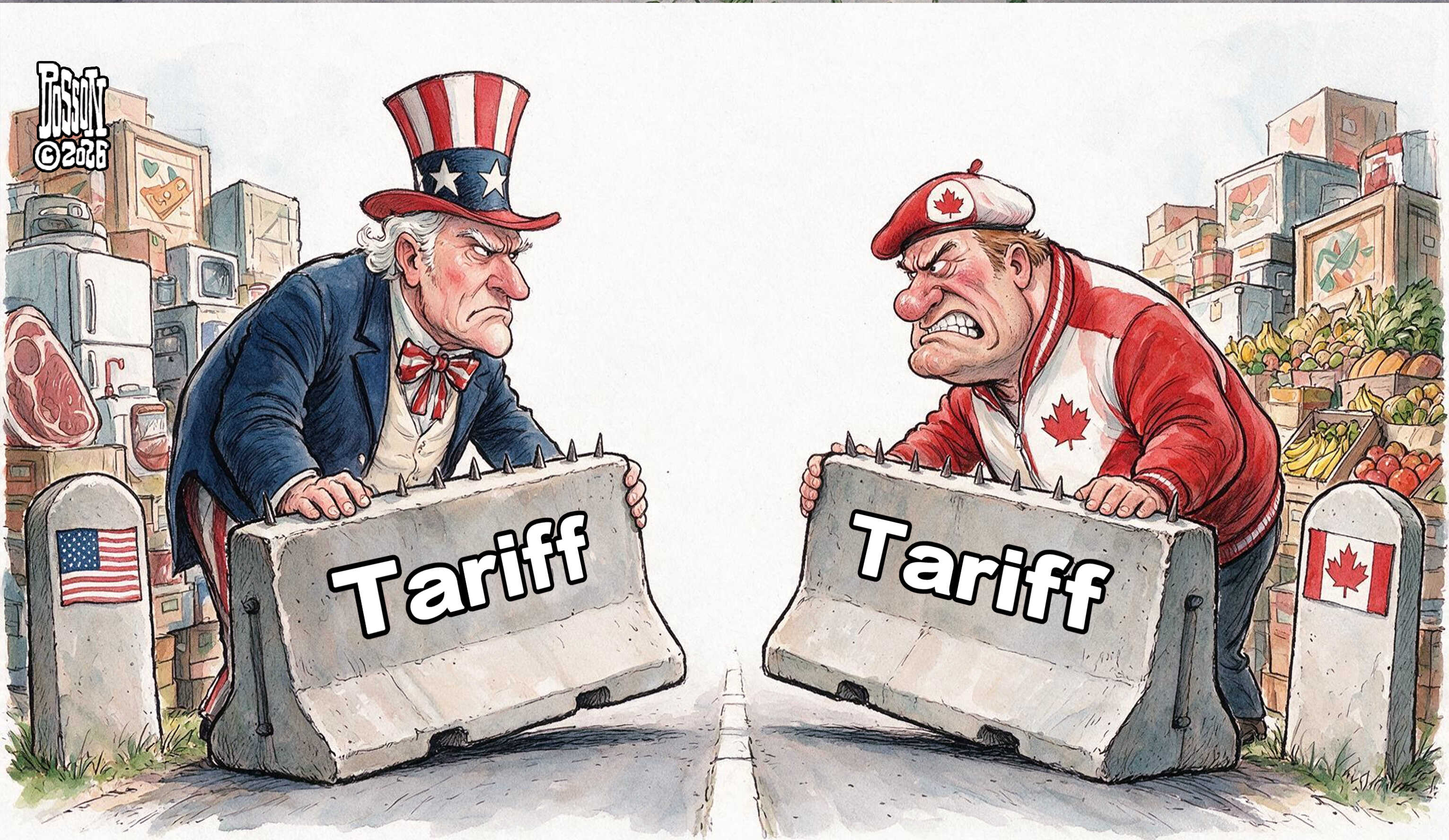 US-Canada tariff war