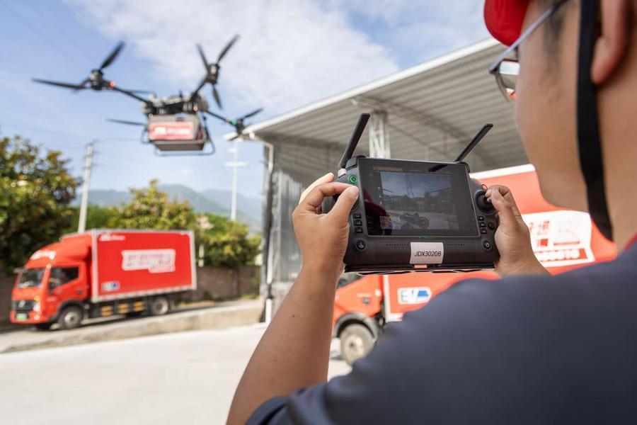 Drones tackle toughest rural delivery stretches in China