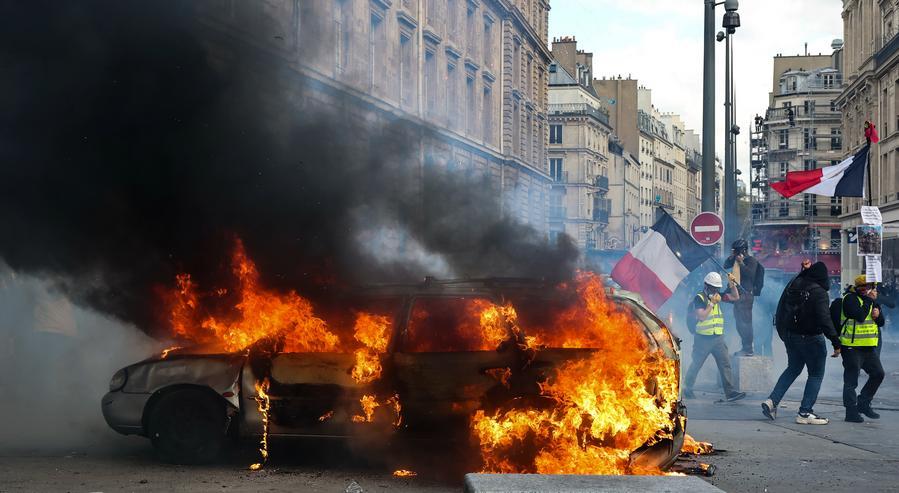 Multiple French cities announce curfew after violent weekend protests: report