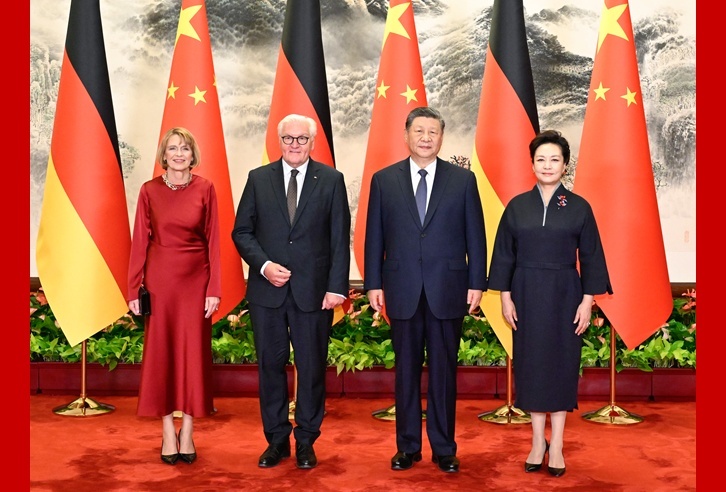 Xi holds talks with German president, calls for opening new chapter in all-round strategic partnership